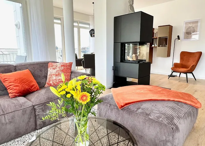 Apartment Villa Wiederkehr Penthouse Rügen Living